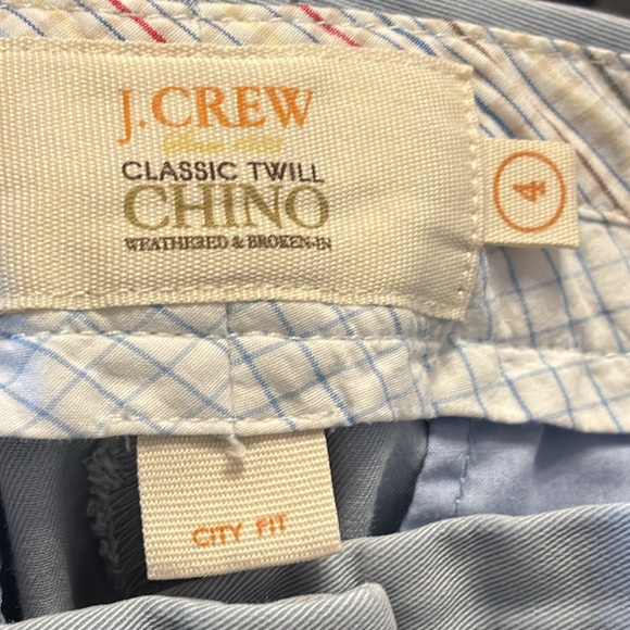J. Crew classic twill chino city fit shorts size 4 - Picture 3 of 4